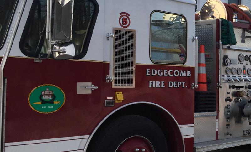 Edgecomb fire truck