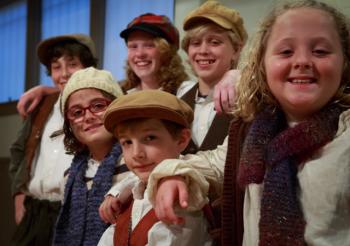 “Scrooge!” Chocolate Church Arts Center cast